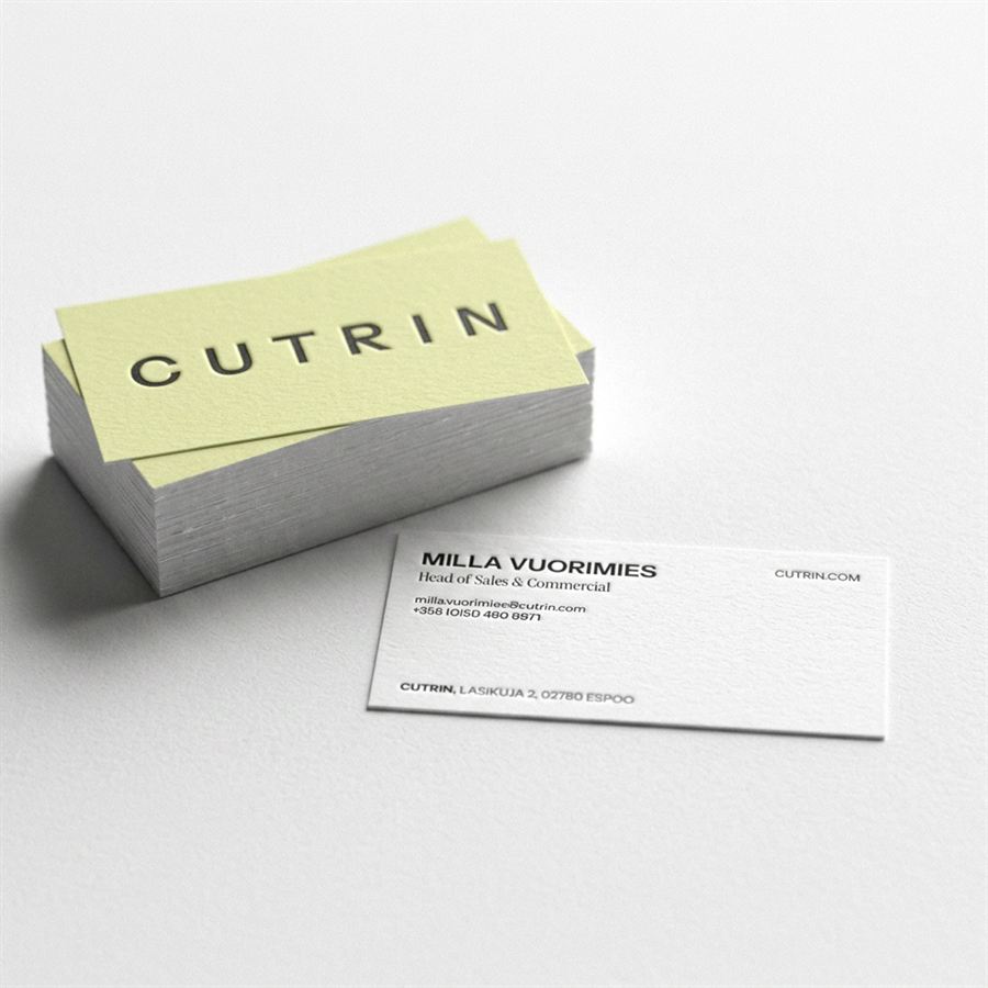Cutrin brand collateral